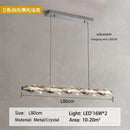GobekUsa Crystal Ring Chandelier: Modern Dimmable LED Ceiling Fixture