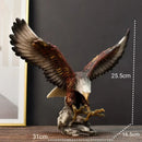 GobekUsa Dapeng Eagle Wings Resin Art Statue Ornament for Home and Office Decor
