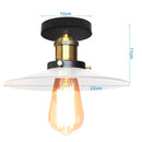 GobekUsa Industrial Flush Mount Light for Home Decor in Bedroom, Kitchen, Living Room