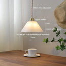 GobekUsa Ceramic LED Pendant Lights, Nordic Chandelier for Home, Dining, Bedroom & Bar