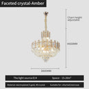 GobekUsa French Bead Chain Crystal Chandelier for Luxury Spaces