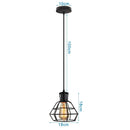 GobekUsa Industrial Loft Pendant LED Ceiling Light for Home Living Room Kitchen Decor