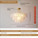 GobekUsa Leafless Crystal Chandelier: Modern French Living Room & Bedroom Lighting