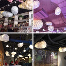 GobekUsa Cloud Ceiling Chandelier Cotton Lampshade - Elegant Lighting for Home & Store