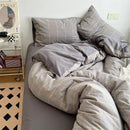 GobekUsa Japanese Style Cotton Printed 4Pcs Bedding Set with Double-Sided Design