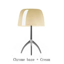 GobekUsa Lumiere Table Lamp: Modern LED Glass Bedside Lamp for Bedroom Living Room