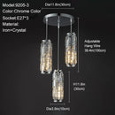 GobekUsa Gold Crystal Chandelier: Elegant Dining Room Pendant Lighting
