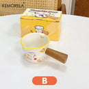 GobekUsa Italian Ceramic Measuring Cups - Set of 3 | Espresso Extraction, Milk Cup with Scale
