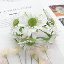 GobekUsa Ivory Flower Cherry Stamen Berries Bundle for DIY Christmas Wedding Decor