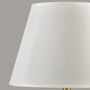 GobekUsa Dark Blue Ceramic Table Lamp with Remote Control for Bedroom and Living Room