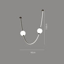 GobekUsa Colorized LED Dimmable Ceiling Chandelier - 2025 Trend Hanging Lamps