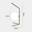 GobekUsa Glass Ball Table Lamp: Modern Nordic LED Desk Light