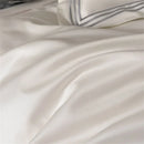 GobekUsa 1200TC Embroidered Egyptian Cotton Bedding Set - 4pcs King Queen Solid Sheets