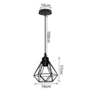 GobekUsa Iron Frame Pendant Chandelier for Modern Indoor Lighting