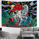GobekUsa Abstract Mushroom Tapestry Wall Hanging for Psychedelic Room Decor