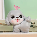 GobekUsa Dog Figurine Miniatures Set - Husky Corgi Bulldog Puppy Statue Decor