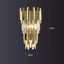 GobekUsa Gold Crystal LED Wall Lamp for Elegant Home Lighting