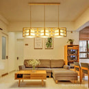 GobekUsa Japanese Wood Tea Room Pendant Light