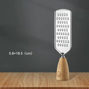 GobekUsa 3-in-1 Multifunctional Grater & Slicer for Kitchen - Wooden Handle