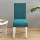 GobekUsa Blue Quilted Chair Cover Slipcover Stretch Elastic Chair Protector for Banquet