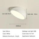 GobekUsa LED Semicircular Ceiling Light for Bedroom, Aisle, Balcony - Modern & Creative Lighting Fixtures