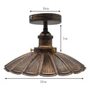 GobekUsa Industrial Flush Mount Light for Home Decor in Bedroom, Kitchen, Living Room