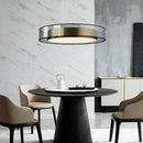 GobekUsa Elegant LED Dual Purpose Chandelier for Modern Living Spaces