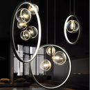 GobekUsa Crystal Chandelier Stair Pendant Lamp Living Room Interior Lighting