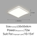 GobekUsa LED Ceiling Lights: Minimalist Square Design for Bedroom, Living Room, Dining Room Lighting