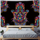 GobekUsa Lucky Hand Mandala Tapestry Wall Hanging Boho Decor