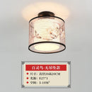 GobekUsa Lotus Chinese Chandelier Ceiling Lamp Simple Corridor Painting LED Lighting