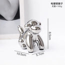 GobekUsa Golden Monkey Dog Rabbit Ceramic Balloon Animals Desk Ornament