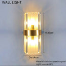 GobekUsa Crystal Chandelier LED Dining Room Light Gold Lustres
