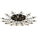 GobekUsa Crystal Ceiling Chandelier LED Fixture Lights for Living Room Bedroom by Samsarah Lighting