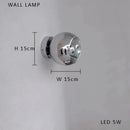 GobekUsa Glass Bubble Ceiling Chandelier LED Living Room Bedroom Decor Minimalist Hanging Lamp