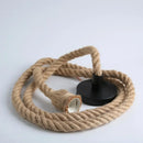 GobekUsa Hemp Rope Pendant Lights Retro Loft Industrial Hanging Lamp for Living Room Home Decor