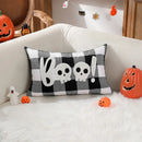 GobekUsa Halloween Ghost Embroidery Pillow for Cozy Living Room Sofa Rest