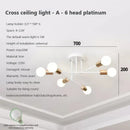 GobekUsa LED Ceiling Chandelier: Modern Light Fixture for Living Room, Bedroom, Hall - Indoor Home Decor