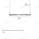 GobekUsa 2025 Marble Design Pendant Light - Dimmable LED Office Bar Decor