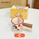 GobekUsa Italian Ceramic Measuring Cups - Set of 3 | Espresso Extraction, Milk Cup with Scale