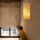 GobekUsa Bamboo Wall Lights Sconces LED Fixtures for Bedroom Bathroom Stairs Luminarias