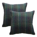 GobekUsa Buffalo Plaid Cotton Linen Sofa Cushion Cover Pillowcase