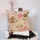 GobekUsa 45x45cm Peach Skin Pillow for Living Room Sofa Bed Chair Office Pillowcase
