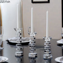 GobekUsa Crystal Candle Holder Desk Decoration Home Aroma Container