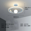 GobekUsa Astronaut LED Chandeliers: Remote-controlled Ceiling Pendant for Children's Room, Boy's Study, Nursery