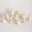 GobekUsa Geometric Ceramic Candle Holder Set - Decorative Home Decor Ornaments