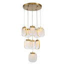 GobekUsa Glass Pendant Lights: Modern Crystal Hanging Lamp for Home Decor