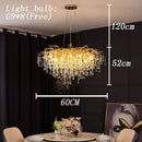 GobekUsa Gold Crystal Tree Branch Chandelier for Dining Living Room Bedroom Decor