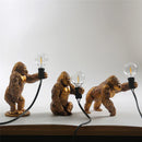 GobekUsa King Kong Resin Night Light: Customizable LED Table Lamp for Modern Living Spaces