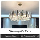 GobekUsa Crystal LED Chandeliers for Elegant Dining & Living Spaces
